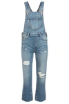 GANNI GANNI DISTRESSED DENIM OVERALLS