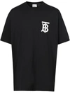 BURBERRY BURBERRY T-SHIRTS AND POLOS BLACK