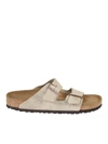Birkenstock Arizona Sandals In Light Grey In Grey