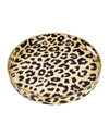 8 Oak Lane Leopard Print Round Plastic Tray