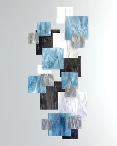 Karo Studios Arctic Vertical Glass Wall Sculpture