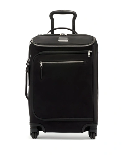 Tumi Leger International Carry-on Luggage, Black/silver In Black Gunmetal