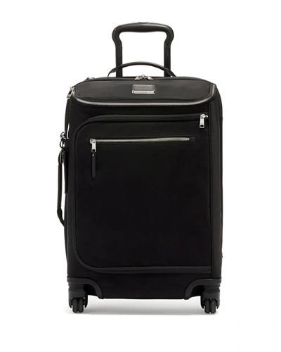 Tumi Leger International Carry-on Luggage, Black/silver In Black,gunmetal