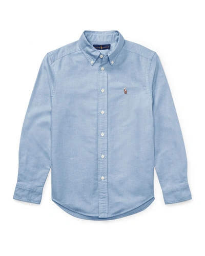 Polo Ralph Lauren Kids' Toddler And Little Boys Cotton Oxford Shirt In Lt Blue