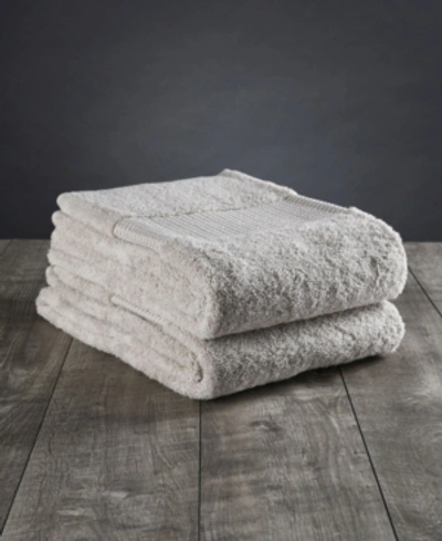Delilah Home Resort Collection Organic Turkish Cotton 2-pc. Hand Towels, 16" X 30" In Natural