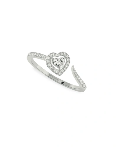 Messika Joy 18k White Gold Diamond Ring Size 51