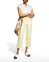 Frank & Eileen The Italian Linen Pants In Canary Yellow