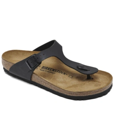 Birkenstock Women's Gizeh Birko-flor Sandals From Finish Line In Black