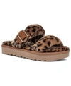 Koolaburra By Ugg Koolabura By Ugg Women's Furr-ah Cheetah Slipper Sandals Women's Shoes In Chth