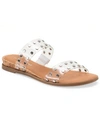 Sun + Stone Easten Slide Sandals, Created For Macy's Women's Shoes In Clear Stud