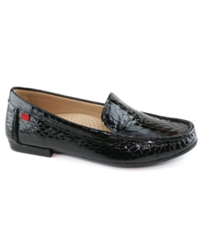 Marc Joseph New York Women's Amsterdam Loafers Women's Shoes In Black Croco Patent