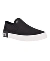 Calvin Klein Men's Ryor Casual Slip-on Sneakers In Black