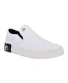 Calvin Klein Men's Ryor Casual Slip-on Sneakers In White