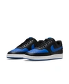 Nike Men's Court Vision Low Casual Sneakers From Finish Line In Black, Game Royal
