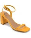 Journee Collection Women's Chasity Sandals Women's Shoes In Yellow