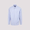 JUUNJ JUUN J STRIPED CLASSIC COLLAR SHIRT