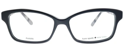Kate Spade Sharla 0qg9 Rectangle Eyeglasses In Demo