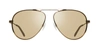 Revo Re 1163 04 Ch Metro Js Aviator Polarized Sunglasses In Champagne