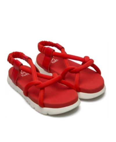 Camper Kids' Oruga Slingback-strap Sandals In Red