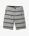 Volcom Little Boys Frickin Surf And Turf Mix Shorts In New Black