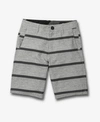 Volcom Little Boys Frickin Surf And Turf Mix Shorts In New Black