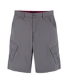 Levi's Big Boys Adjustable Waistband Cargo Pocket Shorts In Steel Gray