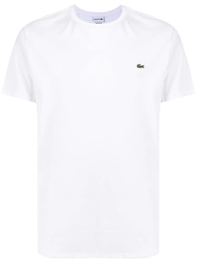 Lacoste Basic Crew Neck Sport Tee In White