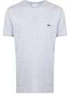 Lacoste Regular Fit Pima Cotton Crewneck T-shirt In Grau
