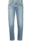 AG EX-BOYFRIEND MID-RISE SLIM-CUT JEANS