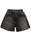 AG ALEXIS HIGH-RISE DENIM SHORTS