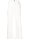 Slvrlake Grace Cropped Jeans In Weiss