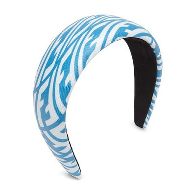 Fendi Hair Band In Bleu Clair