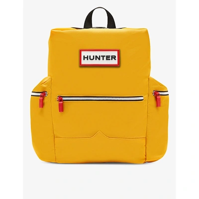 Hunter Original Top Clip Large Shell Backpack In Yellow