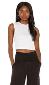 ATM ANTHONY THOMAS MELILLO CROPPED SLEEVELESS TEE,ATMA-WS248