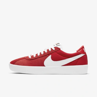 Nike Sb Bruin React Skate Shoe In University Red,university Red,white,white