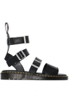 RICK OWENS  RICK OWENS X DR. MARTENS BLK SNDL 