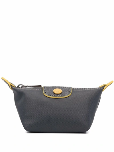 Longchamp Le Pliage Club Coin Purse In Grau