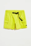 The North Face Class V Lightweight Belted Short In Chartreuse