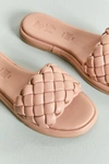 Seychelles Bellissima Woven Slide Sandal In Light Sand