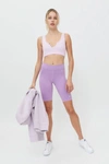 Nike Sportswear Essential Mid-rise Bike Short In Lilac