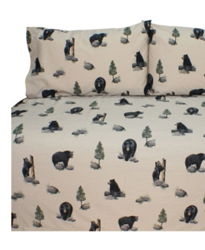 Karin Maki Blue Ridge Trading The Bears Twin Sheet Set Bedding In Tan