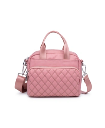 Sol And Selene Women's Rejoice Quilted Cross Body Bag In Pastel Pink