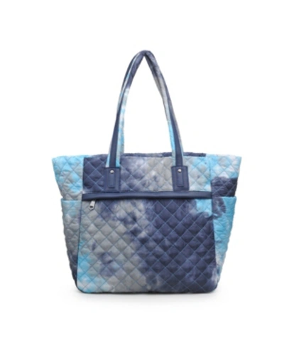 Sol And Selene Women's No Filter Quilted Tote Bag In Blue