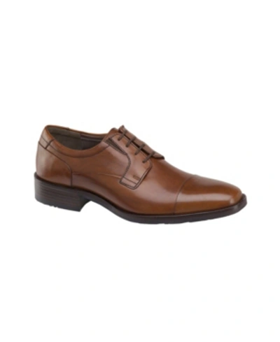 Johnston & Murphy Men's Lancaster Cap Toe Shoes Men's Shoes In Tan