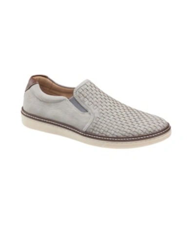 Johnston & Murphy Men's Mcguffey Embossed Slip-on Shoes Men's Shoes In Gray