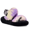Ugg Oh Yeah Tie-dye Faux Shearling Slingback Slippers In Magnolia