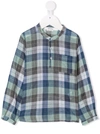 BONPOINT TEEN PLAID-CHECK SHIRT