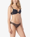 LE MYSTERE WOMEN'S SLEEK MICRO PUSH UP BRA WITH LACE G9200