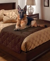 P/KAUFMANN HOME PET PALS QUILTED FAUX SUEDE TWIN BED PROTECTOR