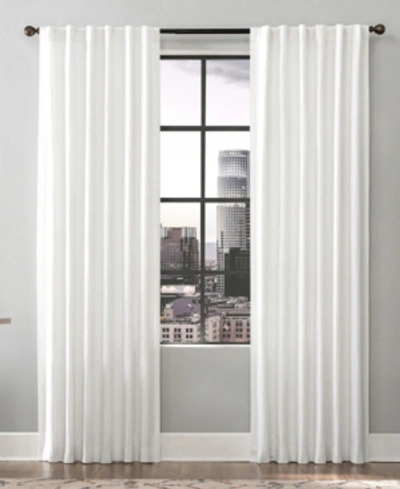 Scott Living Renato 50" X 96" Linen Blend Curtain Panel In White